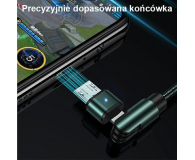 USAMS Kabel pleciony obrotowy U60 2A microUSB zielony - 1569074 - zdjęcie 5